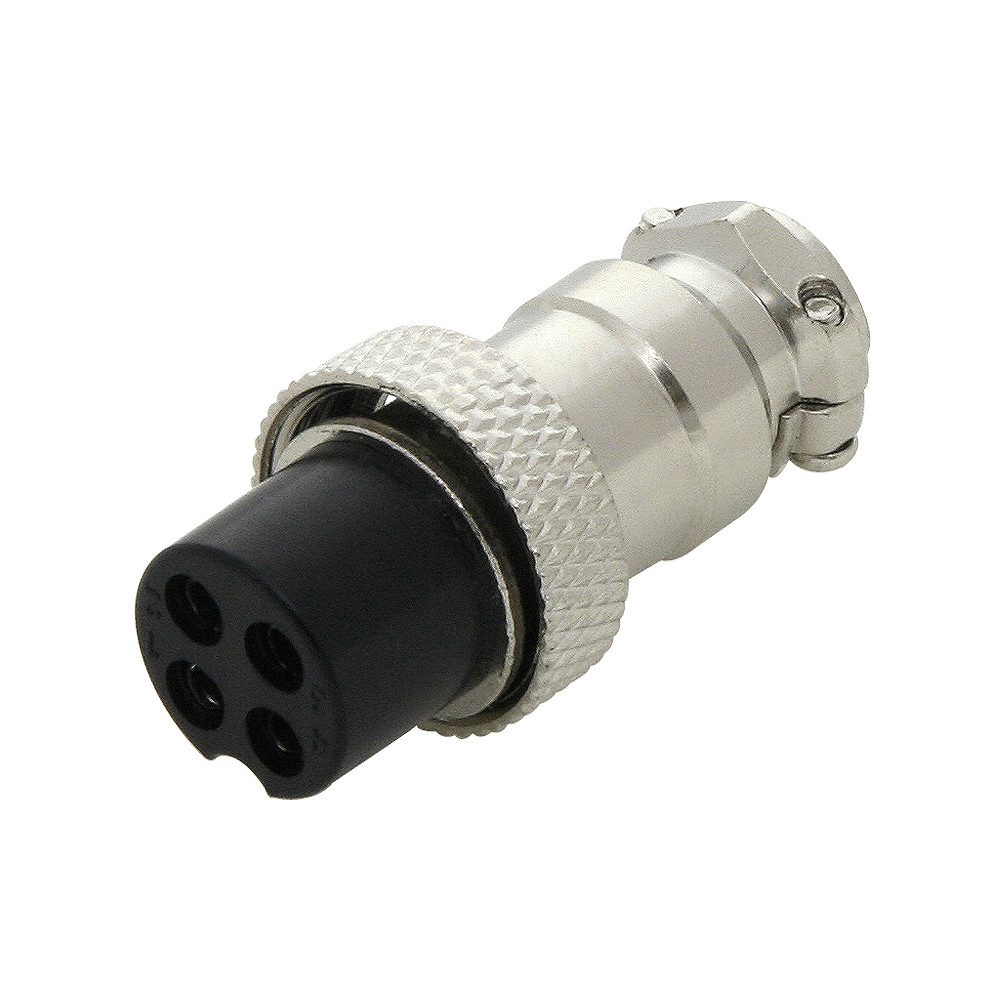 20-097- Wtyk cb mikrofonowy 4pin na kabel 20-097- Wtyk cb mikrofonowy 4pin na kabel