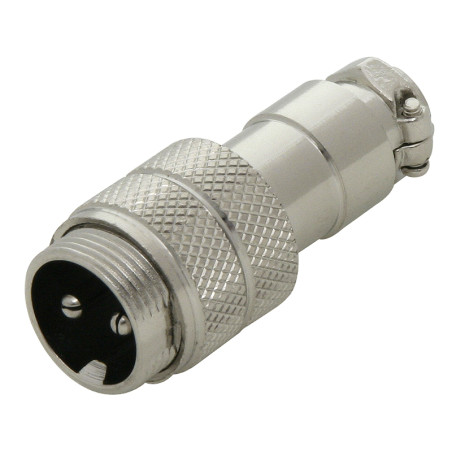 20-094- CB-mikrofonkontakt 2-pin till kabel