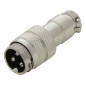 20-093- CB-mikrofonkontakt 3-stift på kabel