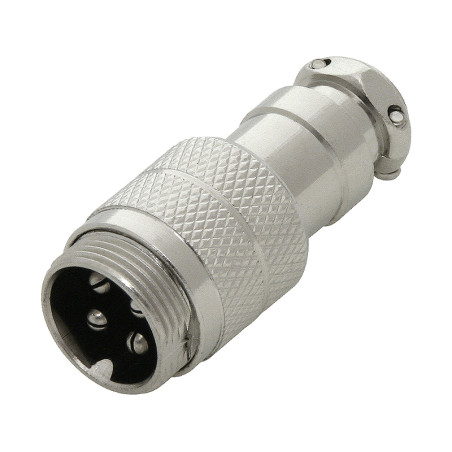 20-092- CB-mikrofonkontakt 4-stift på kabel