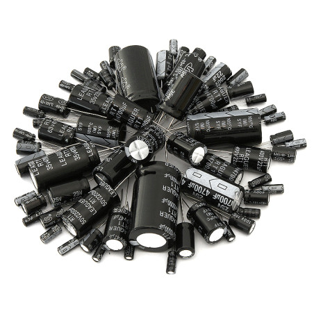 83-178 - Elektrolytkondensator 470uf/25v/105°C, låg ESR RTZ/RTE 8x16mm.