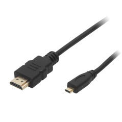 92-610 - HDMI-micro HDMI klassisk anslutning 3m