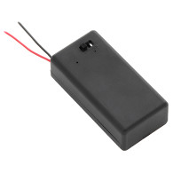3142 - Batterifack typ 6f22 med lock och strömbrytare