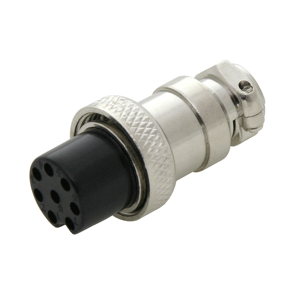 24-764- Wtyk cb mikrofonowy 8pin na kabel 24-764- Wtyk cb mikrofonowy 8pin na kabel