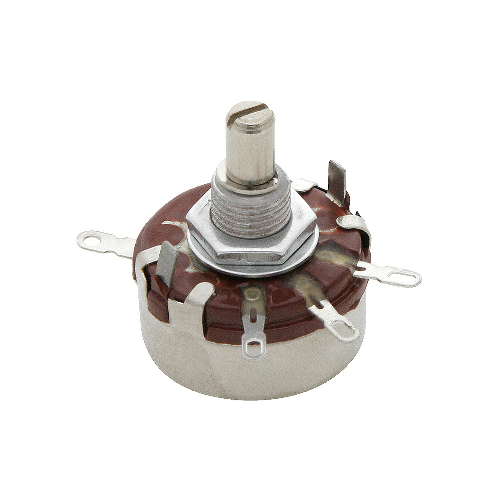 8989 - Vridpotentiometer 2w 47k ohm linjär svart 8989 - Vridpotentiometer 2w 47k ohm linjär svart
