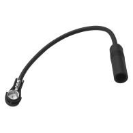 9050 - Antennövergång: bilantennkontakt sv till pl med vinklad kabel