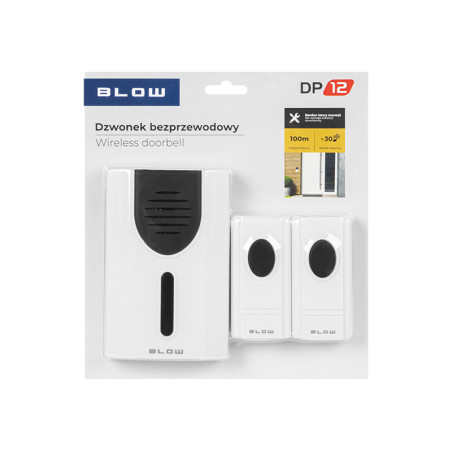 17-101- Trådlös ringklocka dp-12