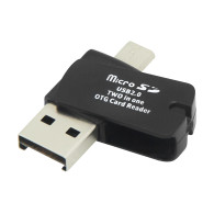 66-244- Micro SD-kortläsare 2-i-1