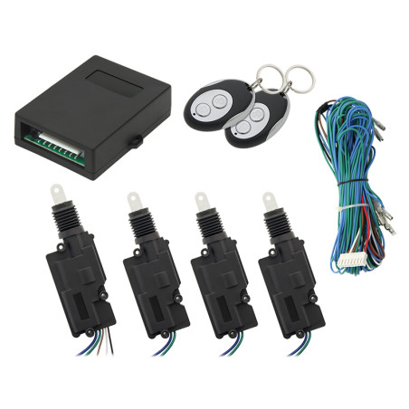 1467- Central lås 1 dörr + 3 fönster + styrning 2 fjärrkontroller