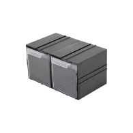 35803 Plastikskåp med lådor PX 2 lådor
