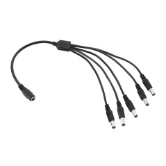 5830 - Anslutningskontakt för LED-band DC-uttag 2,1/5,5 - 5 stift