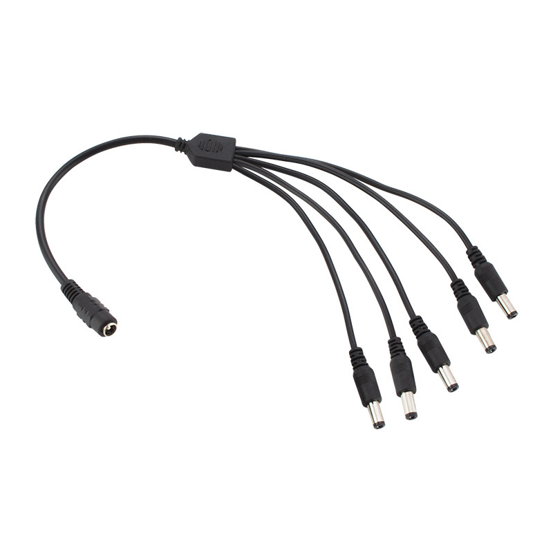 5830 - Anslutningskontakt för LED-band DC-uttag 2,1/5,5 - 5 stift