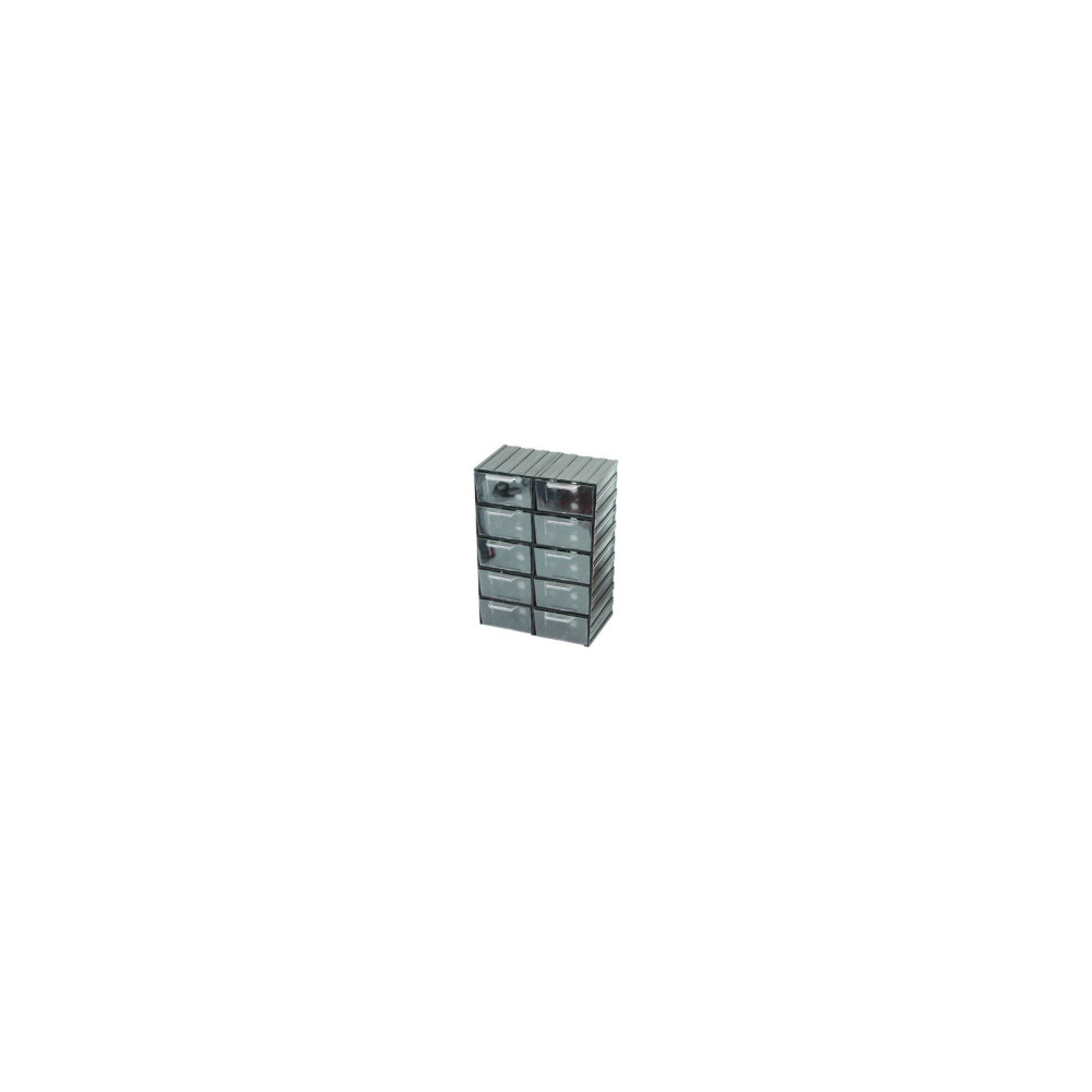 35802 Lådhyllor 214x302x120, 10 genomskinliga fack 35802 Lådhyllor 214x302x120, 10 genomskinliga fack