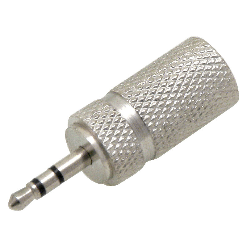 3535 - Jack-adapter: hane 2,5 mm-hona 3,5 mm metall stereo
