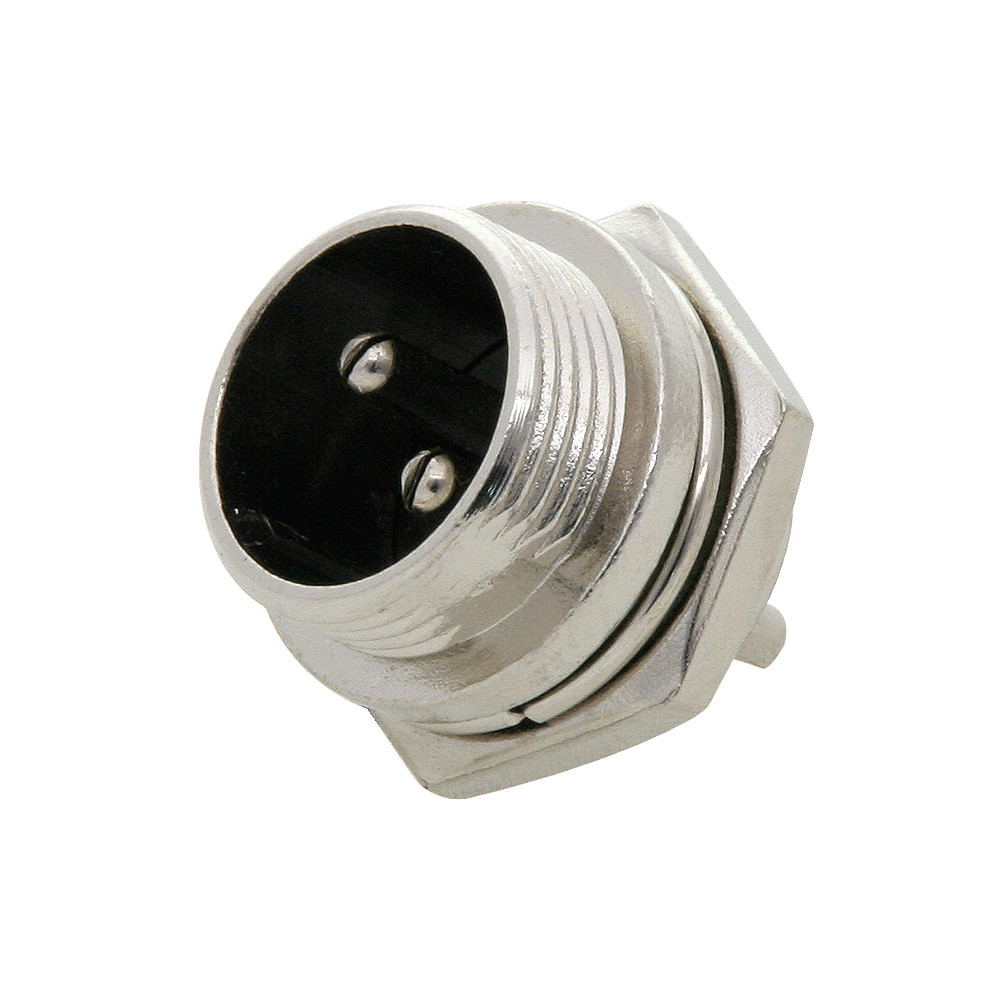 24-766- Mikrofonkontakt CB 2-pin till chassi
