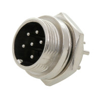 24-770- Gniazdo cb mikrofonowe 6pin do obudowy