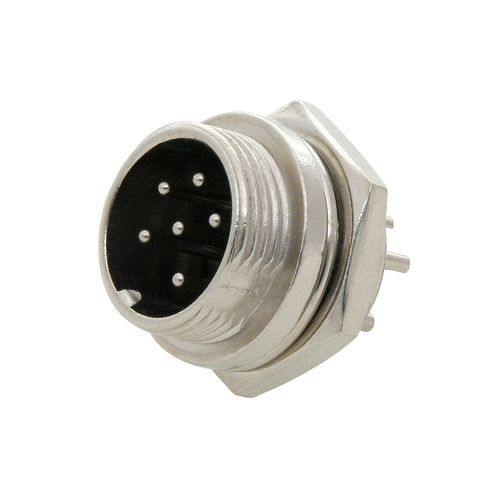 24-770- Mikrofonkontakt CB 6-pin för chassi