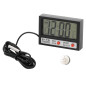 50-311 - Paneltermometer med LCD-display och klocka TH002