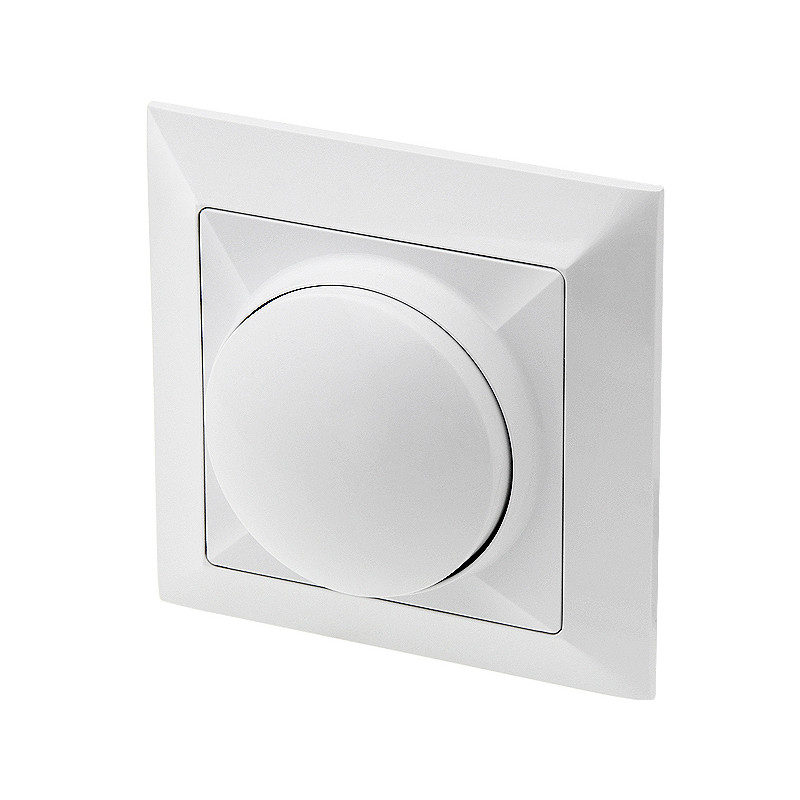 Dimmer roterande so-1p/m 230v + ramme