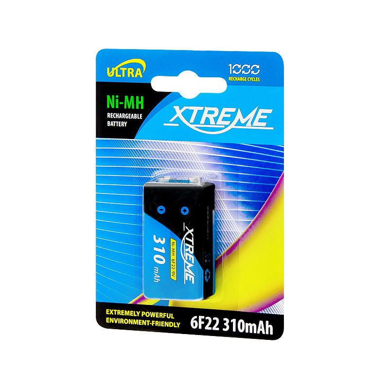 82-605 - Batteri Ni-MH 9V 310mAh Xtreme