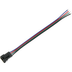 6291 - Anslutningskontakt för LED-band, RGB-uttag med kabel