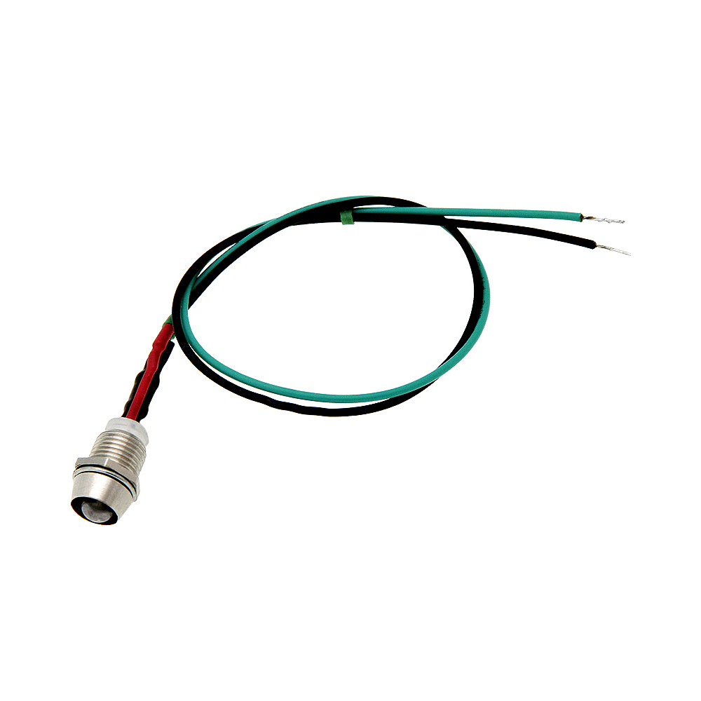 1423- Dioda led 5mm (zielona 12v) kontrolka z przewodem 1423- Dioda led 5mm (zielona 12v) kontrolka z przewodem