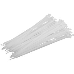 59140B Vit nylonklämmor, 4,8x400 mm, 100 stycken, Proline