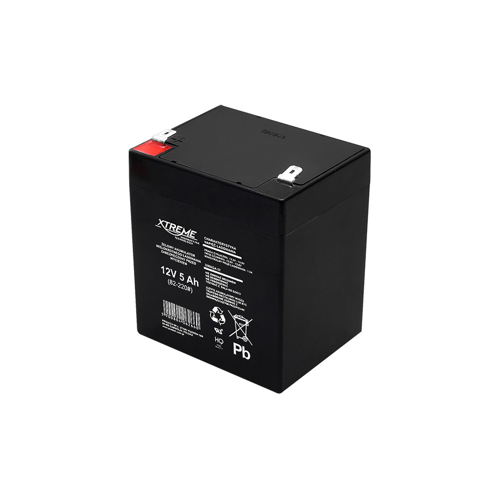 82-220 - Gelbatteri 12v 5ah xtreme101x90x71_4,8 82-220 - Gelbatteri 12v 5ah xtreme101x90x71_4,8