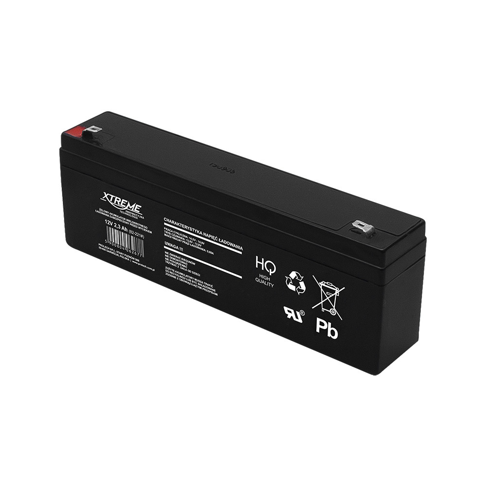 82-221- Gelbatteri 12v 2.3ah xtreme 177x64x35_4,8 82-221- Gelbatteri 12v 2.3ah xtreme 177x64x35_4,8