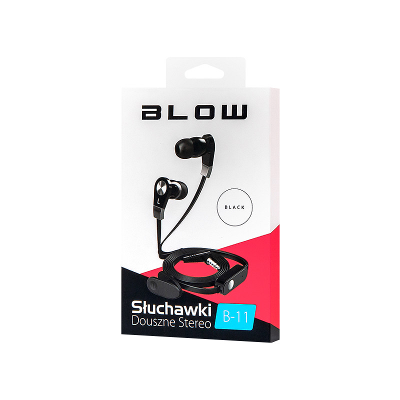 32-731- Hörlurar blow b-11 svarta öronsnäckor