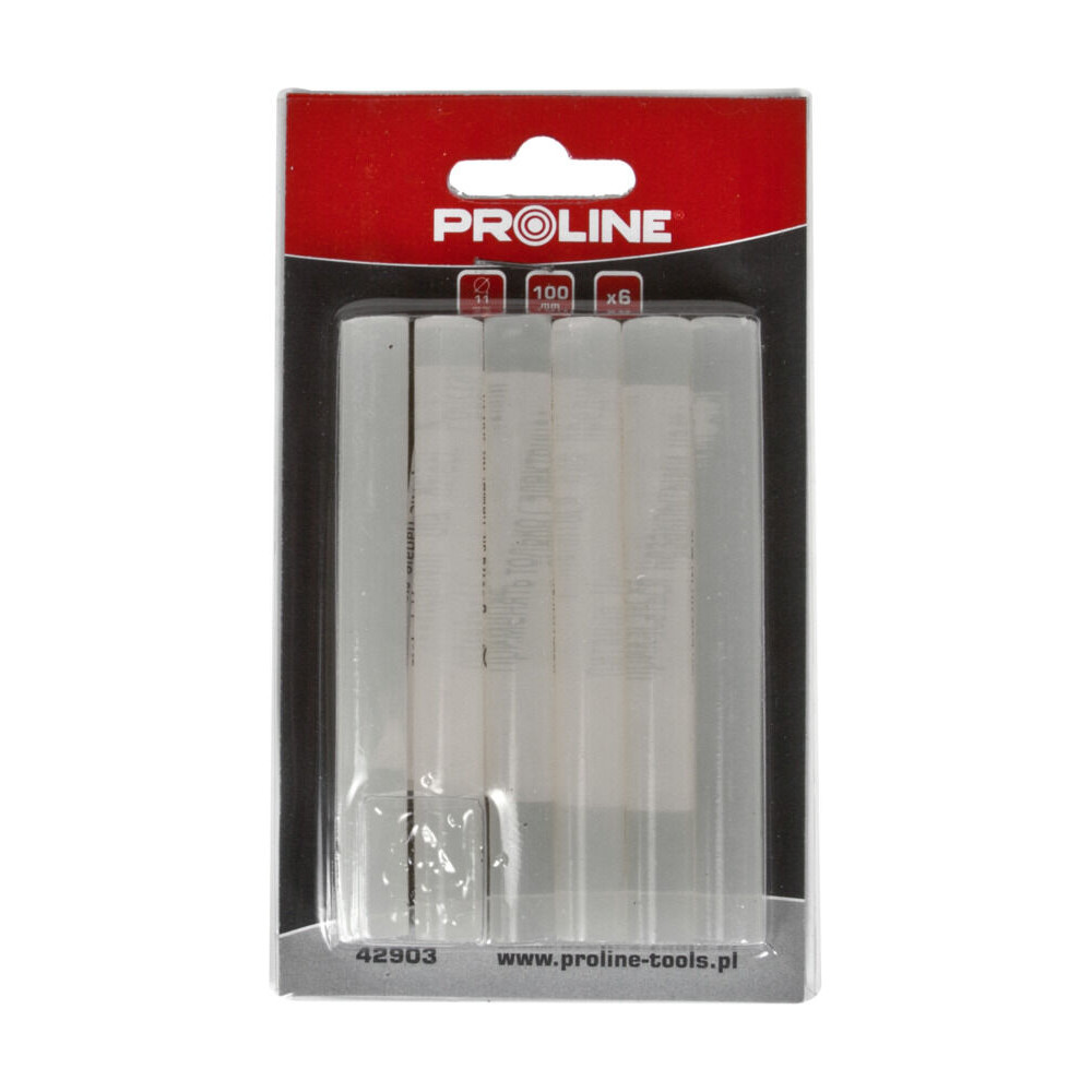 42903 Limstavar 11mm, L:100mm, 6 stycken, Proline 42903 Limstavar 11mm, L:100mm, 6 stycken, Proline