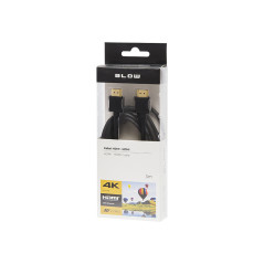 92-651- HDMI-HDMI-anslutning svart 2.0 4k 3m