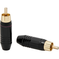 93-552- RCA-kontakt Cinch CH21 professionell hane 6mm.