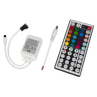70-791 - RGB LED-stripkontroll med 44 tangenters fjärrkontroll IR HQ