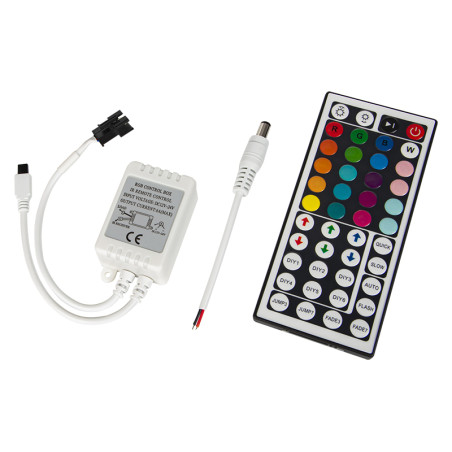 70-791 - RGB LED-stripkontroll med 44 tangenters fjärrkontroll IR HQ
