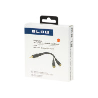 91-212- Jackgrensplittare: wt3,5-2gn3,5st med HQ-kabel