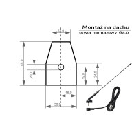 22-637- Antena blow fmd340 dachowa łamana