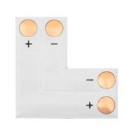 4983 - Anslutningskontakt för 8 mm 2-pin LED-strip av typ 'L'.