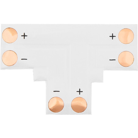 4868 - Anslutningskontakt för LED-band av typ 't' 10 mm 2-pinners