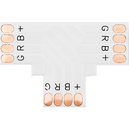 4878 - Anslutningskontakt för 10 mm RGB LED-strip av typ 'T'