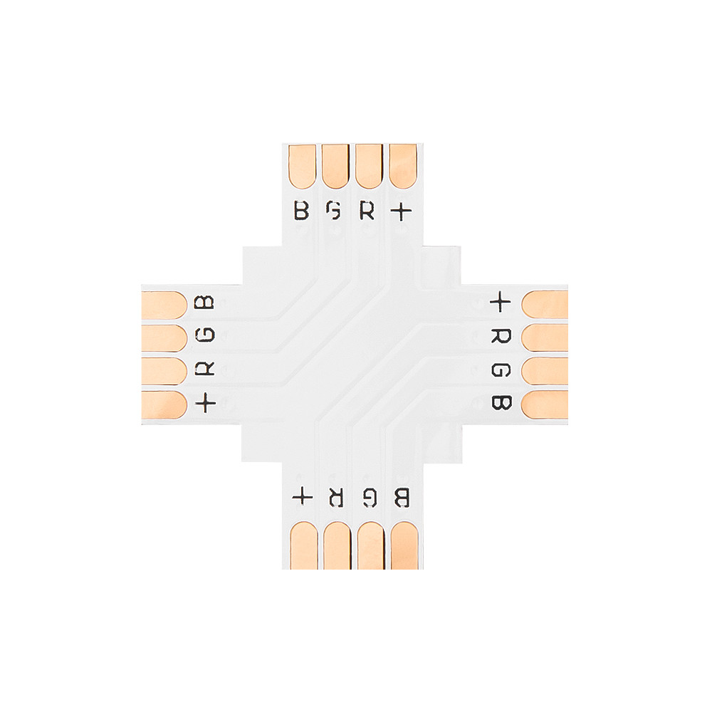 4885 - Anslutningskontakt för RGB LED-strip med bredd 10 mm. 4885 - Anslutningskontakt för RGB LED-strip med bredd 10 mm.