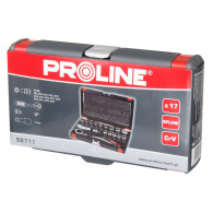 58717 Genomgående spline-nyckelsatser, 17-delars set, Proline