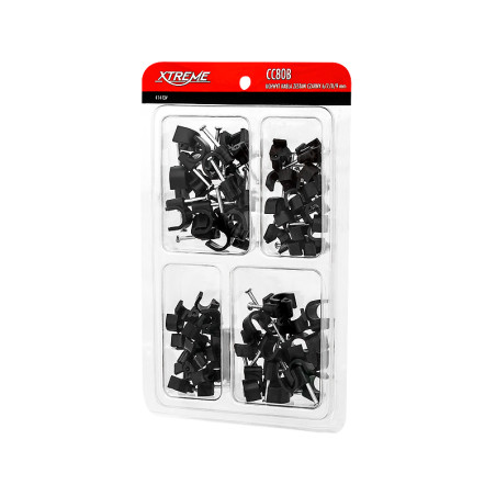 41-413- Kabelhållare svart set 6,7,8,9mm cc80b