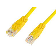 2758- Przyłącze patchcord utp  1,0m żółty