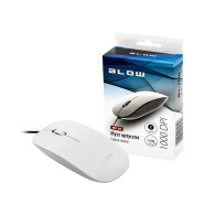 84-031- Optisk mus Blow MP-30 USB vit