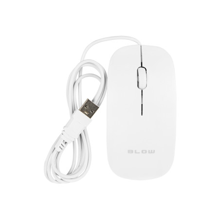 84-031- Optisk mus Blow MP-30 USB vit