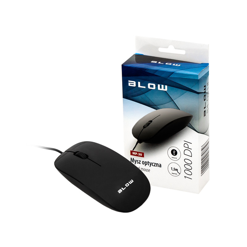 84-032- Optisk mus blow mp-30 usb svart