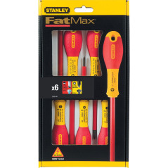 654410 Skruvmejslar FatMax - set med 6 delar - VDE, platt, PH, Stanley 65-441