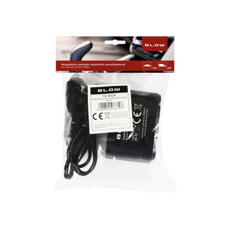 96-862 - Tändaruttagsgrenuttag 1xkontakt/2xuttag+kabel cs-21