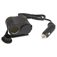 96-865 - Tändaruttagsgrenuttag 1xkontakt / 2xuttag + kabel cs-24